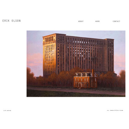 Erik Olson Paintings Website