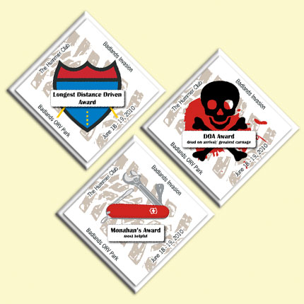 Hummer Club Award Plaques